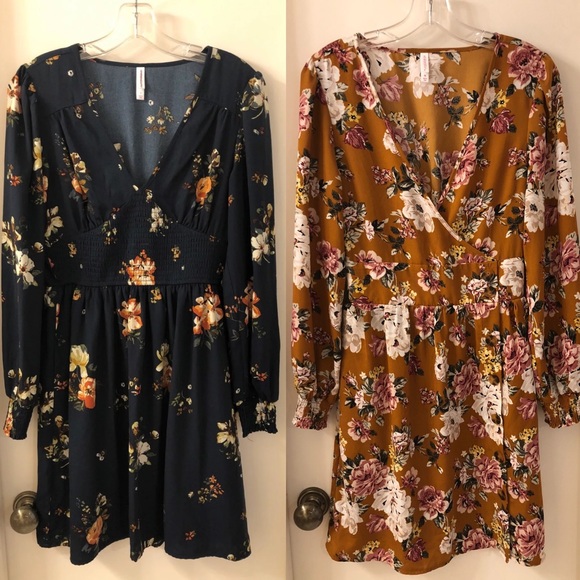 Xhilaration Dresses & Skirts - ❗️SOLD ❗️Xhiliration Floral Dresses Bundle Medium